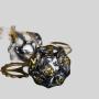 Udixi Polyhedral Dice Set - Custom Logo D&D RPG Metal Dice