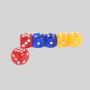 Custom Dice Set - Black Purple, 16/20/25/30mm, Casino Ludo