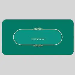 Custom 180x90cm Texas Hold'em Poker Mat