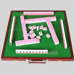 Luxury Mahjong Game Set Travel Case, TC Brand, Fireproof Melamine