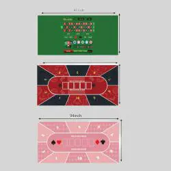 Mahjong Pad, Poker Mat, Custom Game Tablecloth