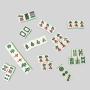 Custom 29mm Mahjong Set - 144pcs Ivory Melamine Game Tiles