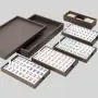 Custom Luxury Mahjong Set - PU Leather Box, Travel Game Set