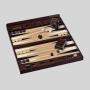 Luxury Leather Backgammon Set - 17 Inch Kids & Adults Game