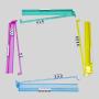 Bulk Plastic Mahjong Rack with Pusher Set - 28/30mm Tiles
