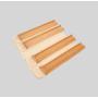 Mahjong Tile Racks with Pusher - Wooden Beechwood