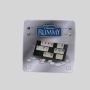 Custom Mahjong Rummy Set - Ivory Melamine Dominoes in Tin Box