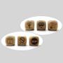 Custom Wooden Dice - Blank 6S Block for DIY Games