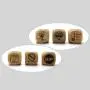 Custom Wooden Dice - Blank 6S Block for DIY Games Custom Wooden Dice - Blank 6S Block for DIY Games