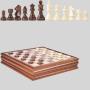 Classic 2-in-1 Wooden Chess & Checkers Game Set