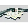 High Quality Ivory Mahjong Set - Singapore Numbered Tiles