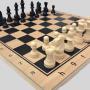 Wooden 3-in-1 Board Games Set - Chess, Checkers, Backgammon