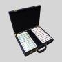 Acrylic Mahjong Set - 160 Tiles, Leather Box, SMH