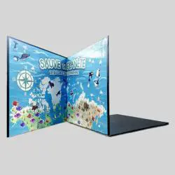 Custom Game Boards - Waterproof, Collapsible Cardboard