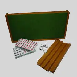 Portable Mini Mahjong Set - Color Box Packaging