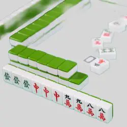 EASTOMMY ET-236001 Chinese Mahjong Set - Red Vinyl Tiles Game