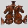 Luxury Tunisian Ebony Olive Chess Board Game Set
