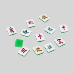 Resin Mahjong Pendant DIY Jewelry Accessories