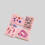 Custom Colorful Acrylic Mahjong Tiles Set