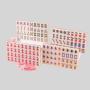 Acrylic Mahjong Tiles - Golden Crystal Rubbing Set
