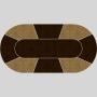 Custom Poker Mat - Oval Texas Holdem Table Mat