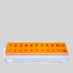 Acrylic Rummy Game Set - Travel Tournament Mahjong Cube