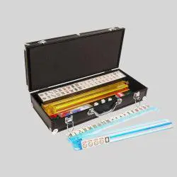 Black Aluminum Mahjong Set with Handle - Xucheng OEM
