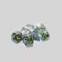 Custom D&D Resin Dice Set - Dragon Eye Polyhedral Dice