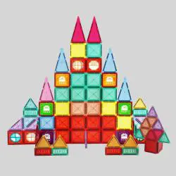 Magnetic Building Blocks - 110pcs Kids Set