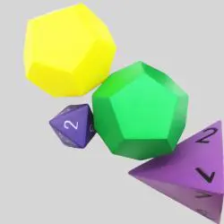 Custom 12-Sided Sports Dice - Stress Relief Fitness