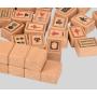 Chinese Wooden Mahjong Set Game - Handmade Wood Game
