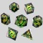 Xironng Resin Dice 7Pcs DND Polyhedral Dice Set