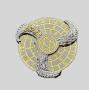 LM Metal Fidget Spinner Board Game - Fun D&D Tool with Storage Box