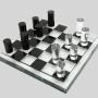 Custom Acrylic Chess Set Transparent Puzzle Game Board Gift Box