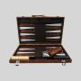 Factory Backgammon Set - 18 Inch Leather Board Game