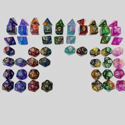 LM Wholesale 18 Color Acrylic DND Dice Set