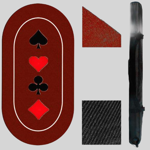 Casino Texas Poker Table Mat - Custom Logo OEM PM006