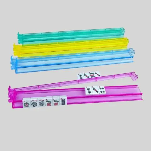 Bulk Plastic Mahjong Rack with Pusher Set - 28/30mm Tiles