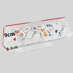 Luxury Acrylic Rummy Tiles - 160pcs Game Set Gift