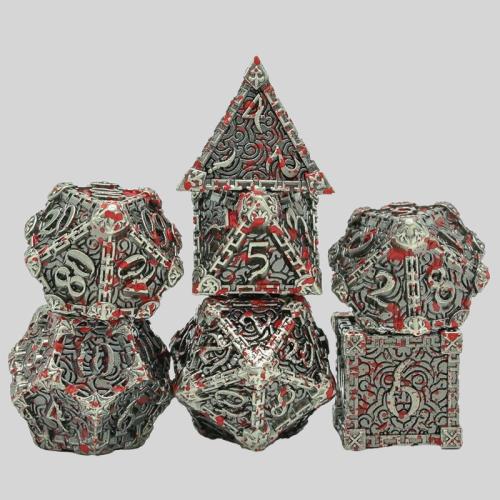 Cthulhu Metal Dice - Dragon Skeleton D20