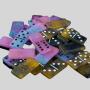 Custom Acrylic Dominoes - Special Effect Glitter