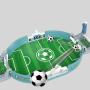 Kids Soccer Tabletop Game - Baisi Football Battle Toy