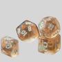 Udixi Glitter Polyhedral Dice Set - D&D RPG Acrylic Dice