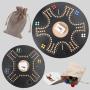 Jackaroo Marble Board Game - Foldable Wooden Table Game