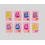 Pink Melamine Mahjong Board Game - Family Strategy Gift