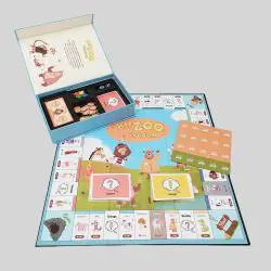 Custom Round Card Games Board Game Set for Children