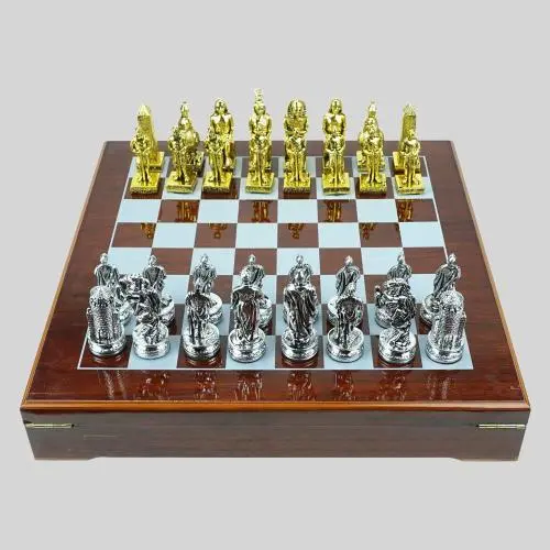 Luxury Gold Silver Chess Set Box - Kaile Chess Game Luxury Gold Silver Chess Set Box - Kaile Chess Game