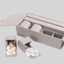 Custom 4 Player Rummy Chess Game Set - Large PU Leather