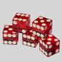 Custom Acrylic Dice Set - 5mm DND Gaming Dice with Metal Case