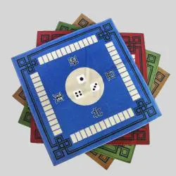 Mahjong Table Cloth 78x78cm Nylon Family Party Game Mat
